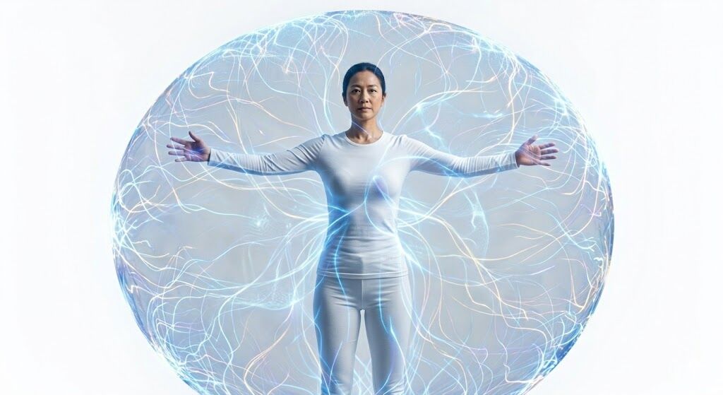 人体を取り巻くファイバー